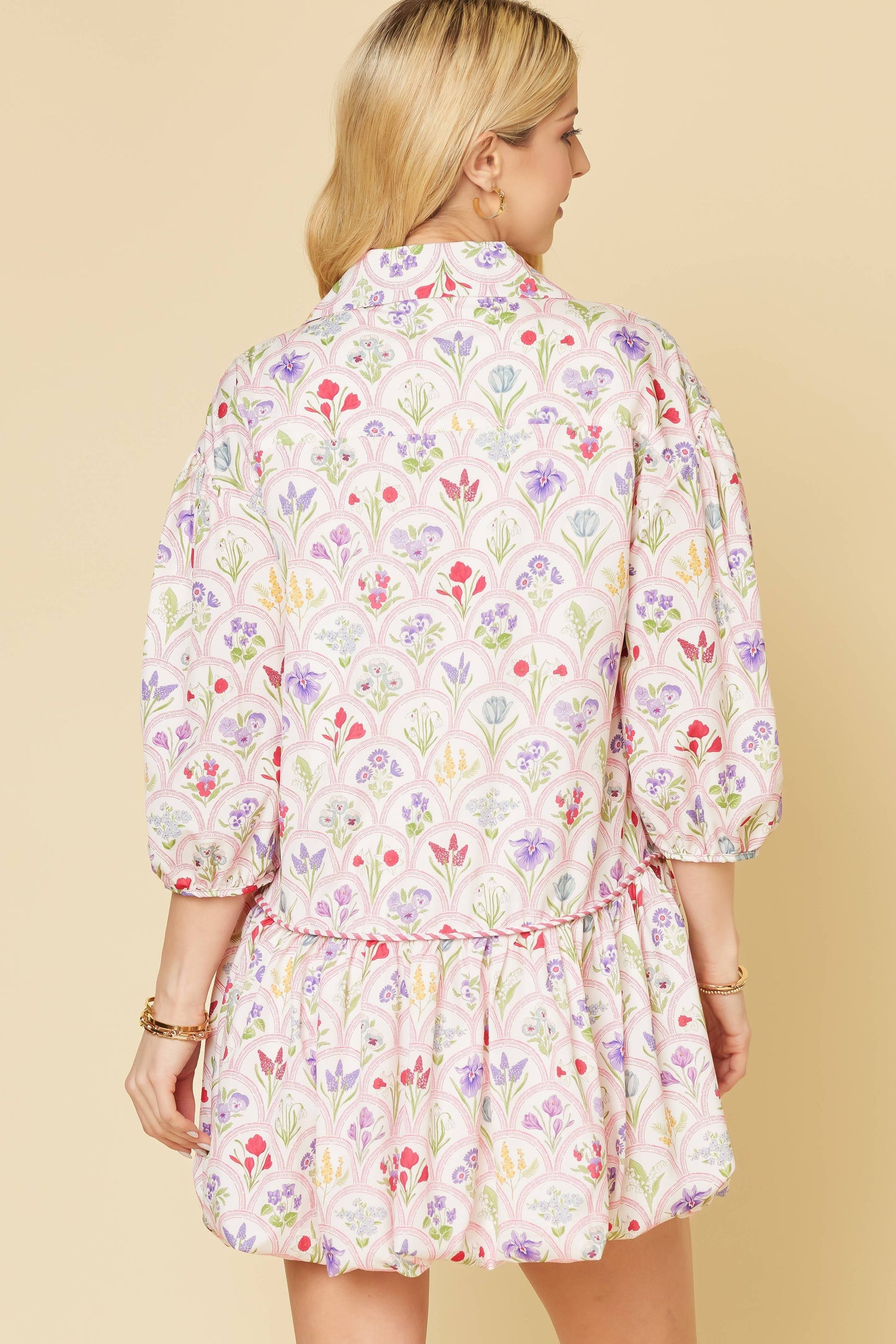 Garden Floral Bubble Dress