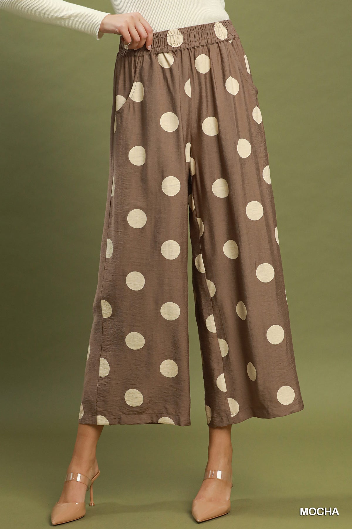 Desert Dot Pants - Brown/Cream