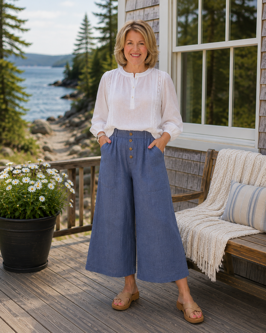Jordon Pond Washed Gauze Pants