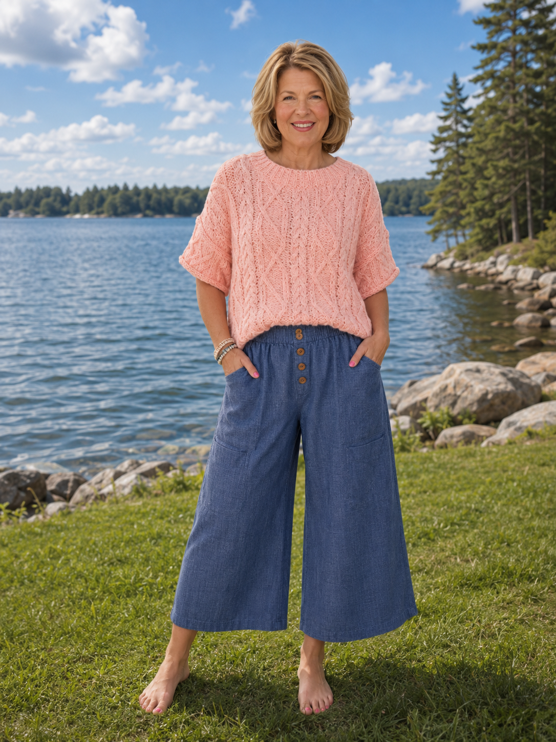 Jordon Pond Washed Gauze Pants
