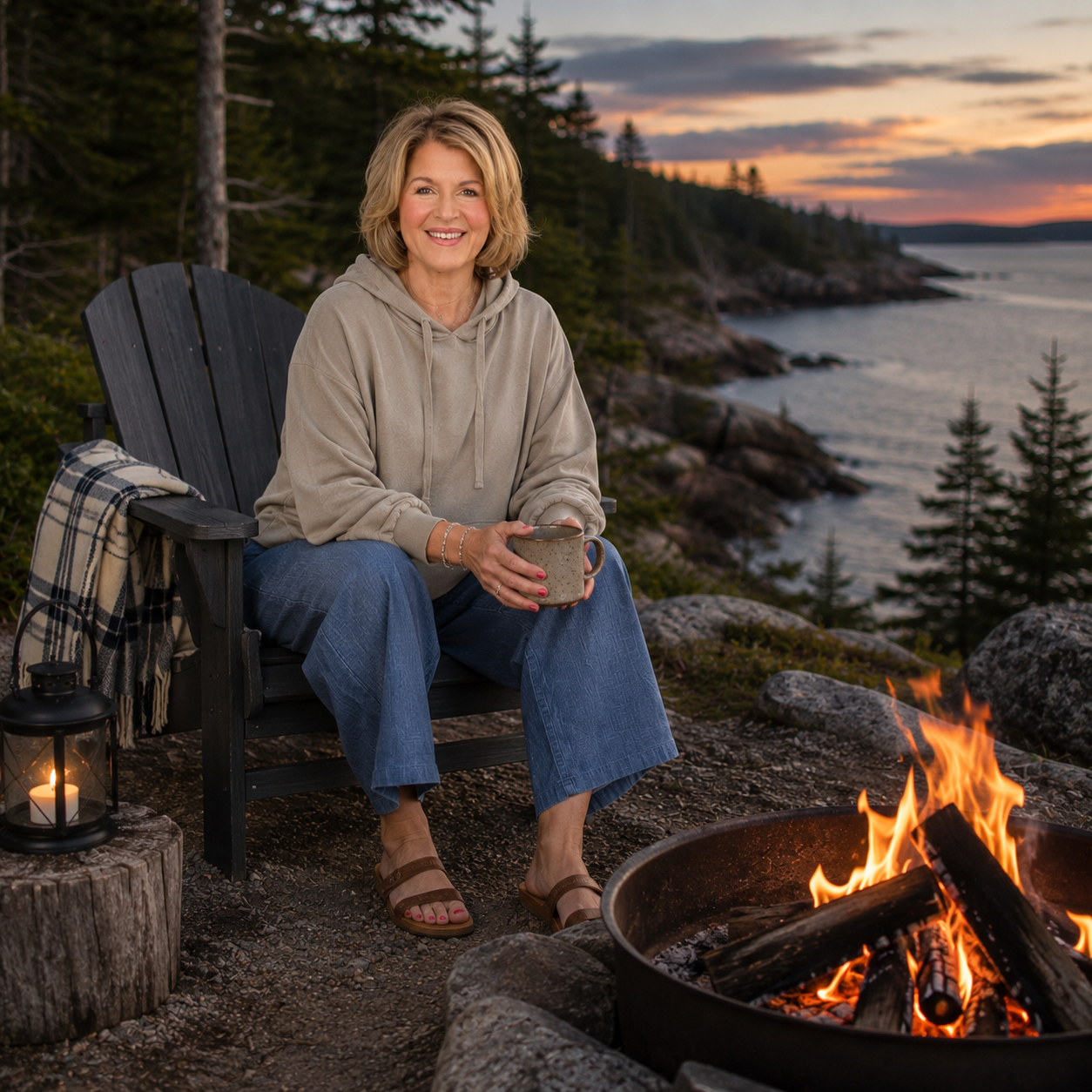 Trailside Drop Shoulder Sweatshirt Hoodie