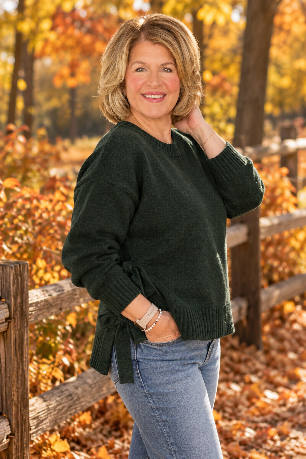 The Everley Side-Tie Sweater - Restocked!!
