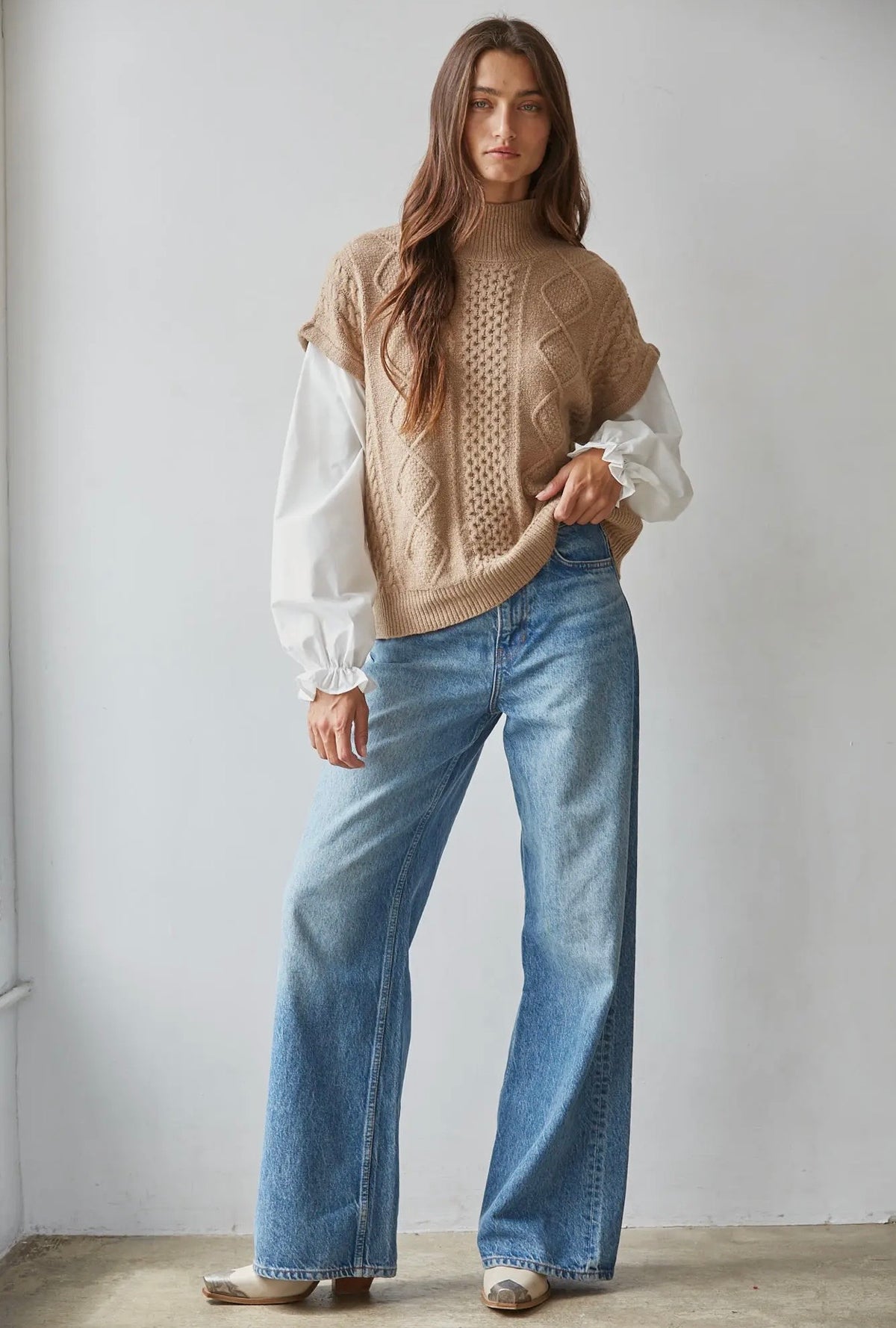 The Sutton Twofer - White/Tan