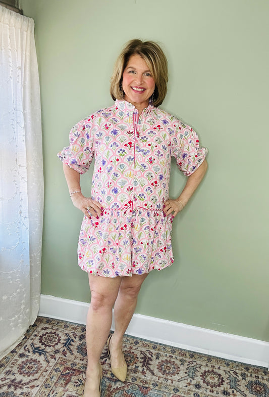 Garden Floral Bubble Dress