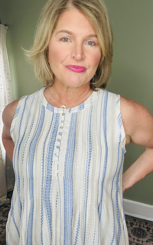 Abby Lane Pin tuck Dress
