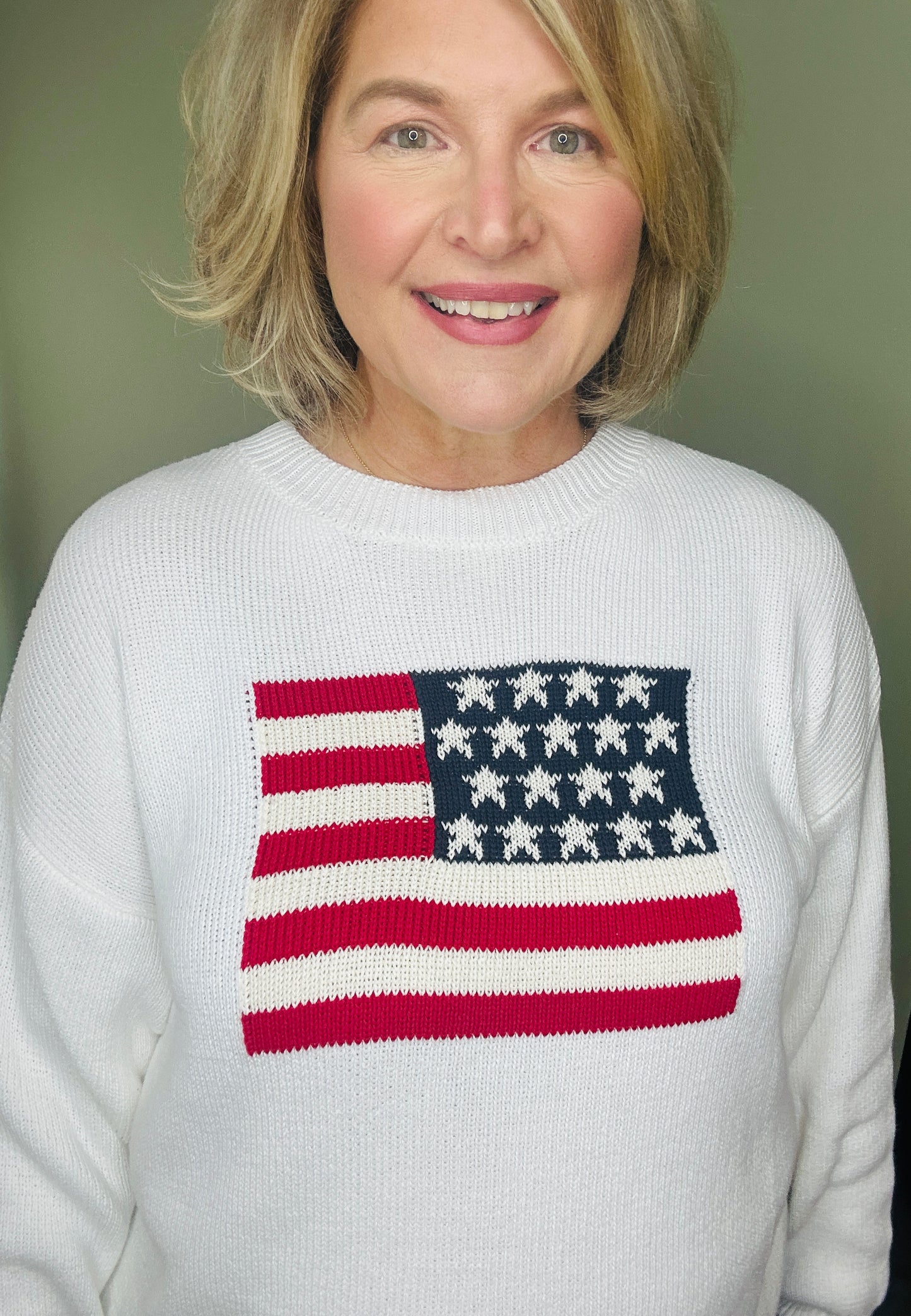 All American Flag Sweater