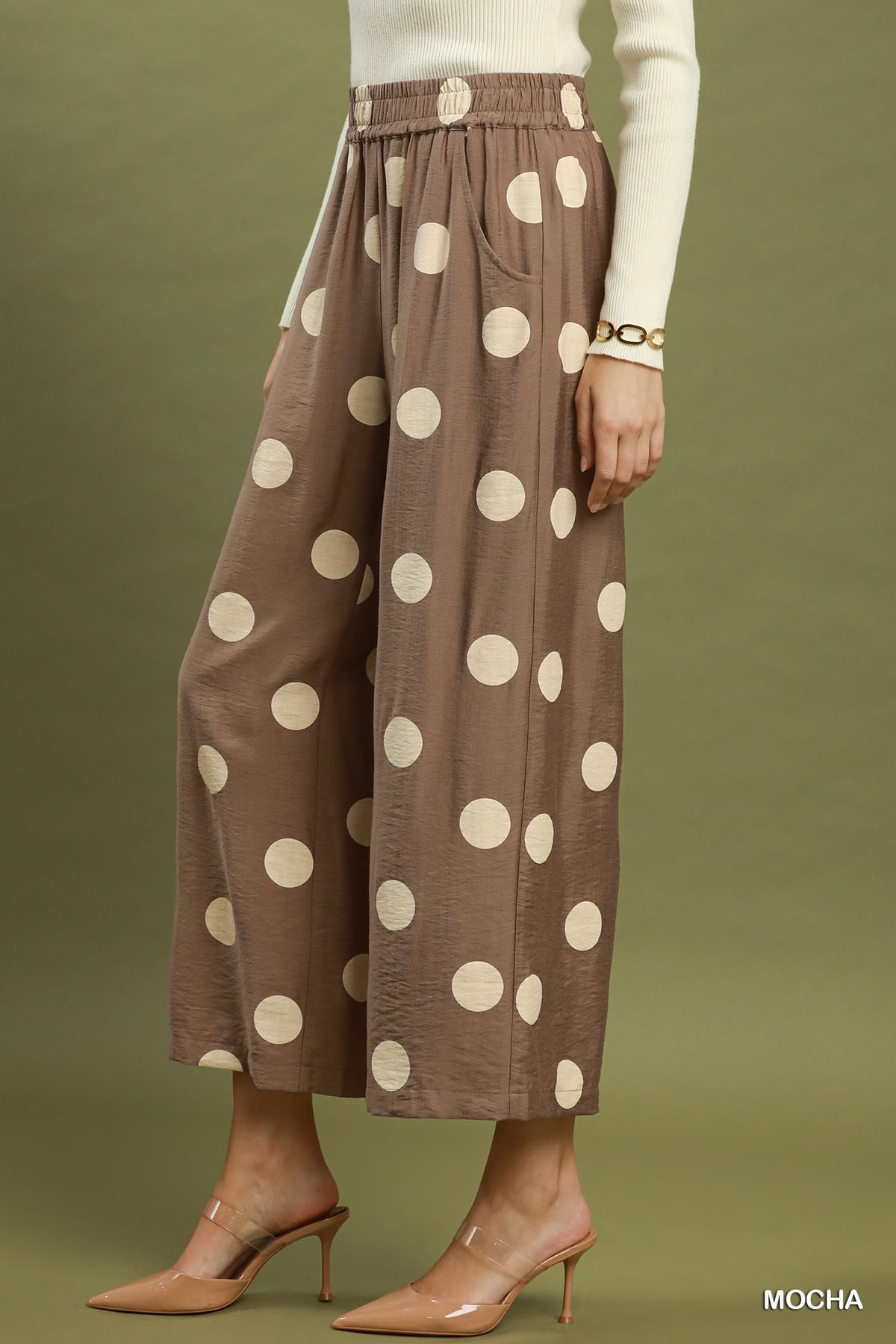 Desert Dot Pants - Brown/Cream