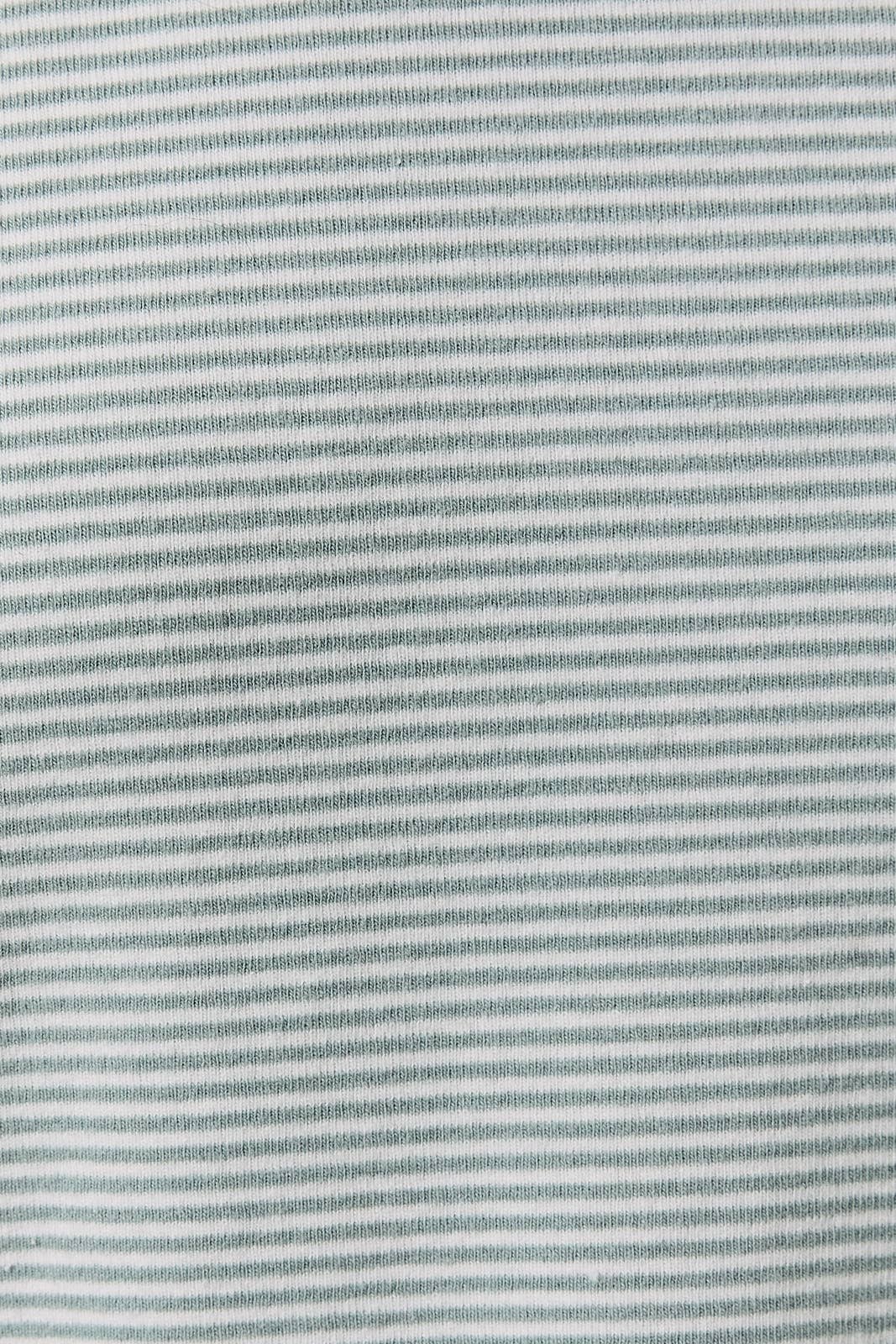 Summit Mist Striped Mock Neck Sweatshirt