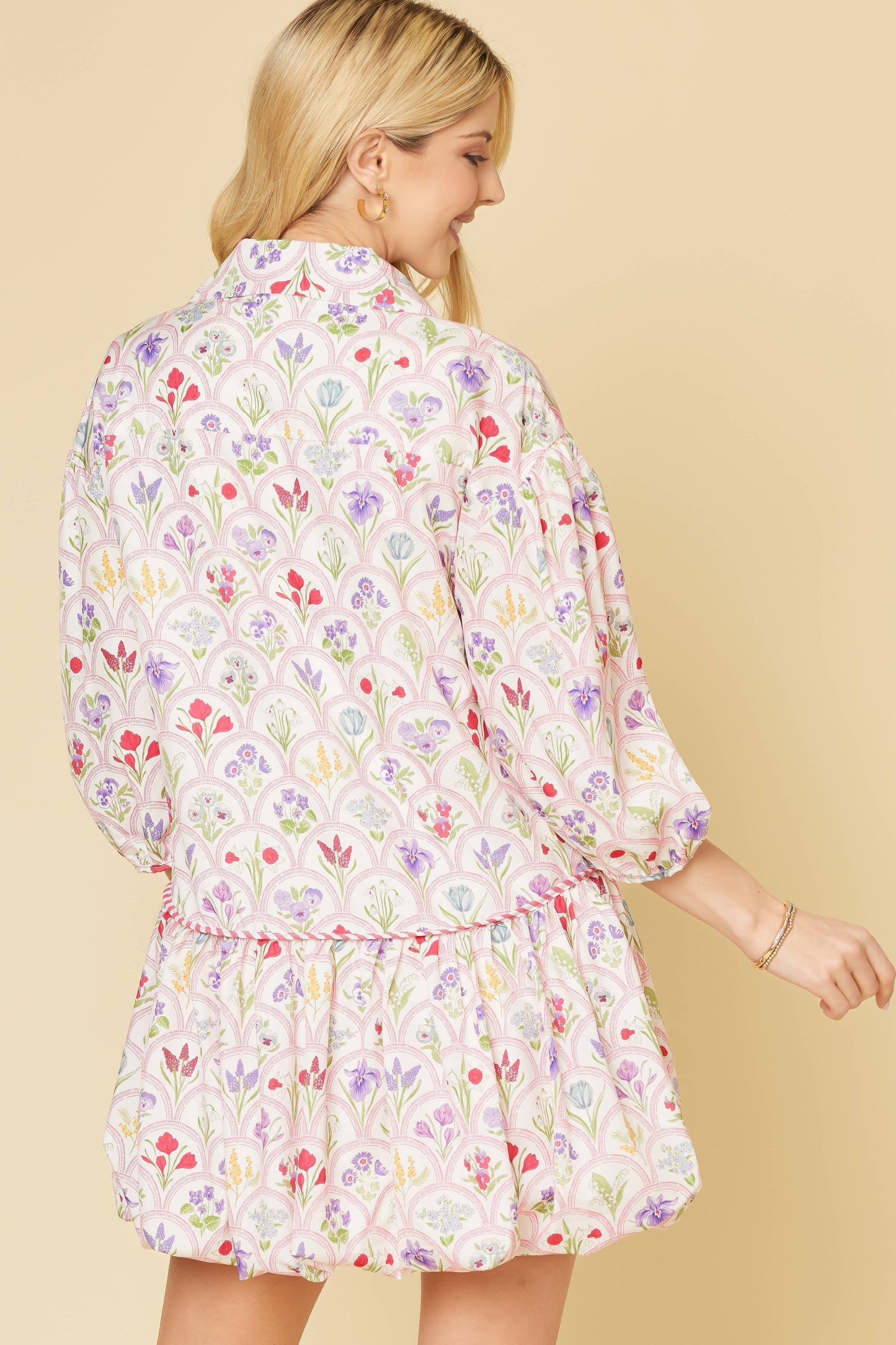 Garden Floral Bubble Dress