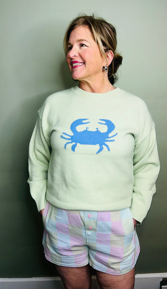 Pastel Seersucker Check Shorts